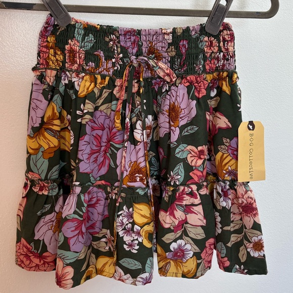 B.O.G. Collective Dresses & Skirts - B.O.G. Collective Floral Tier Mini Skirt XS